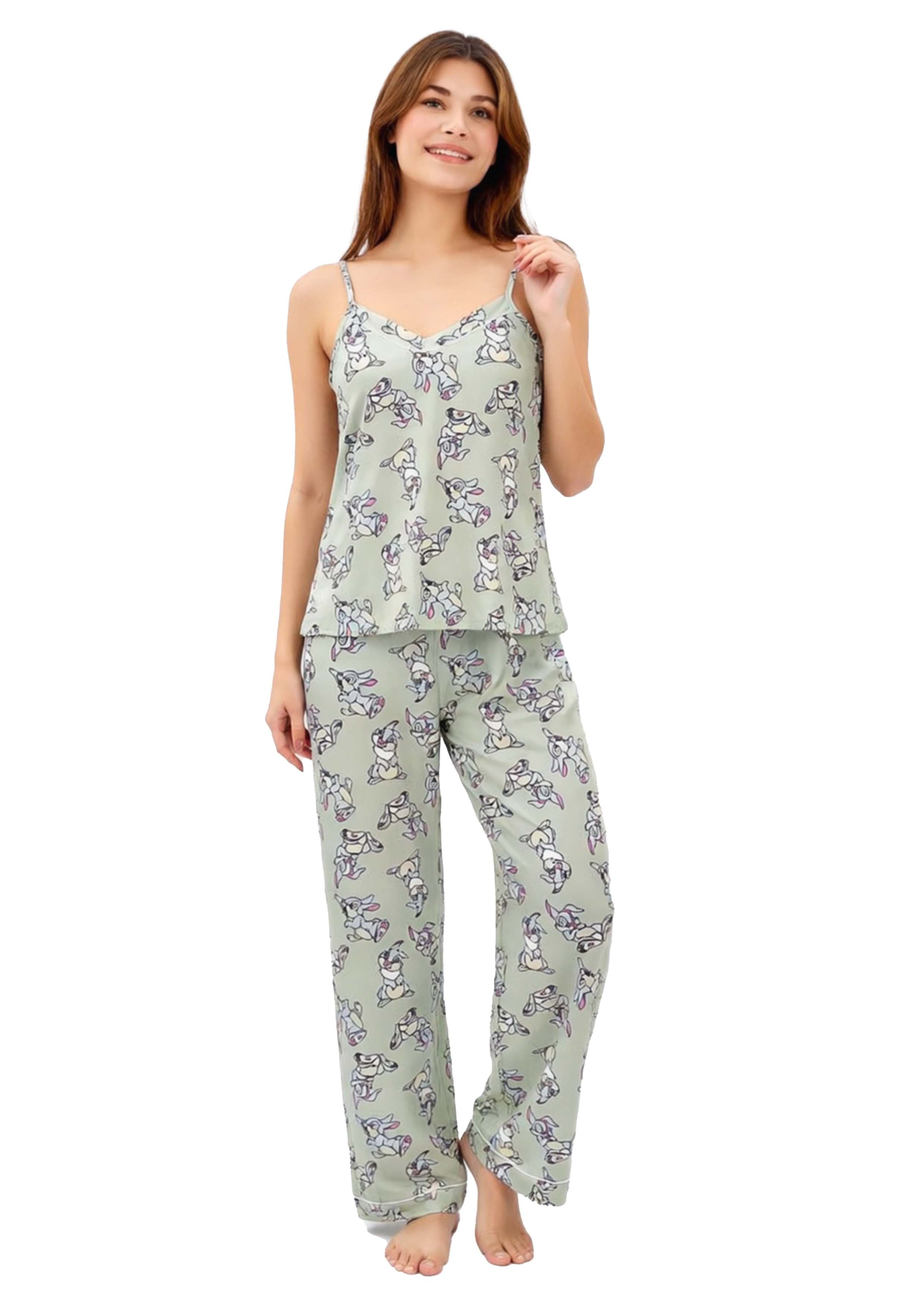 W129 WHITE RABBIT PANTS PAJAMA SET