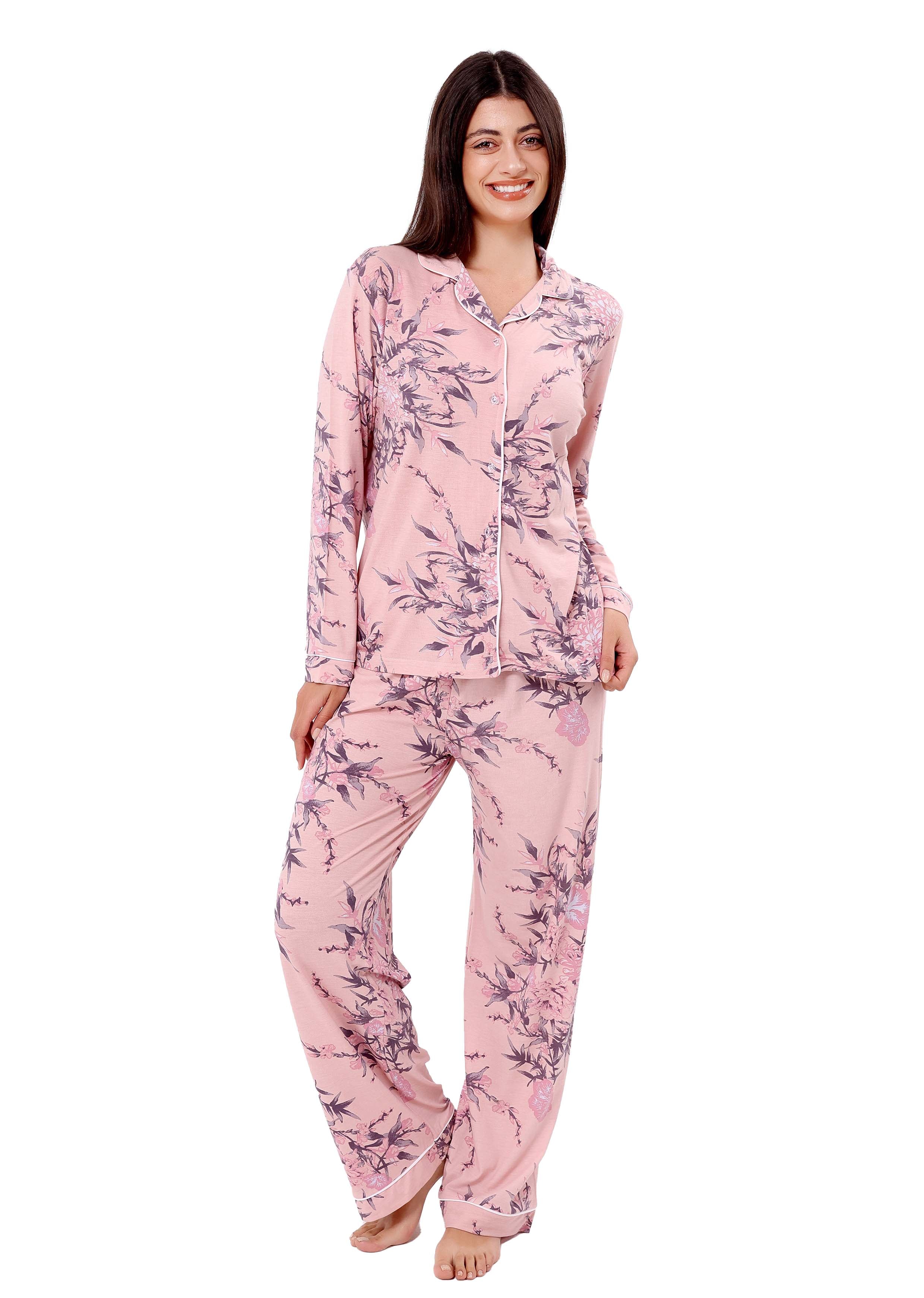 K610 SPRING PASTEL BRANCH PAJAMA SET