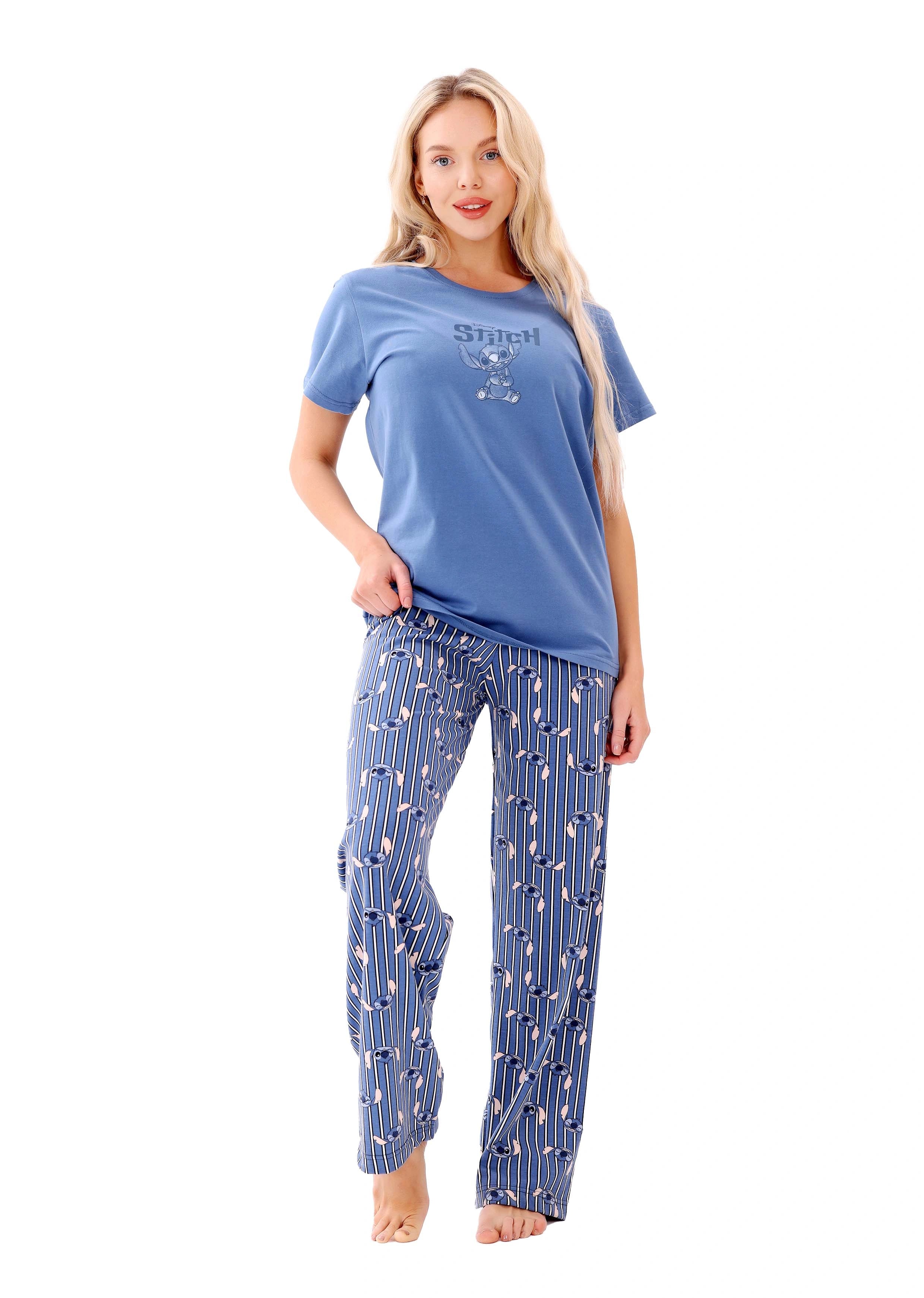 L108 STITCH STRIPE PAJAMA SET