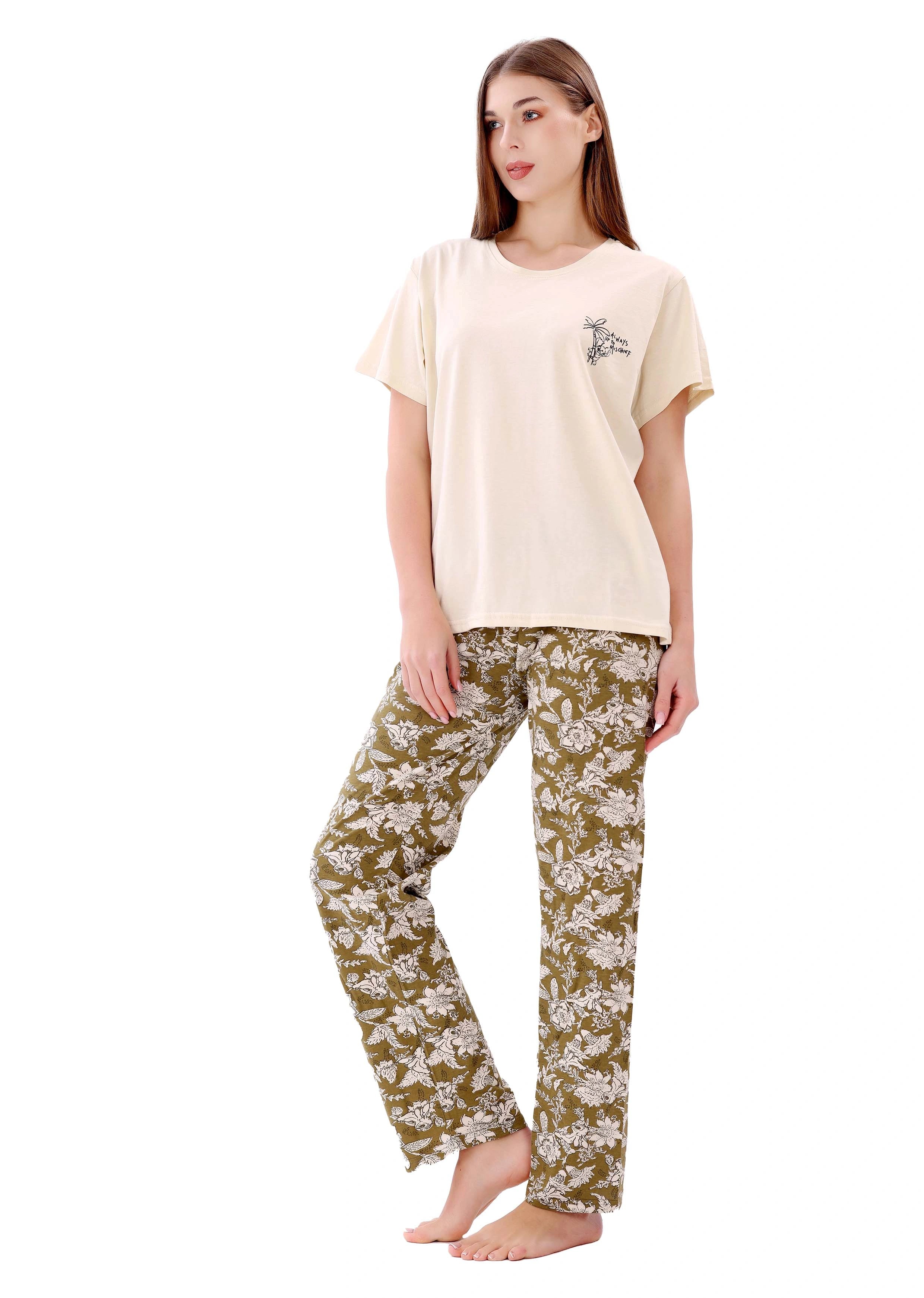 L123 SPRING PALMS PAJAMA SET