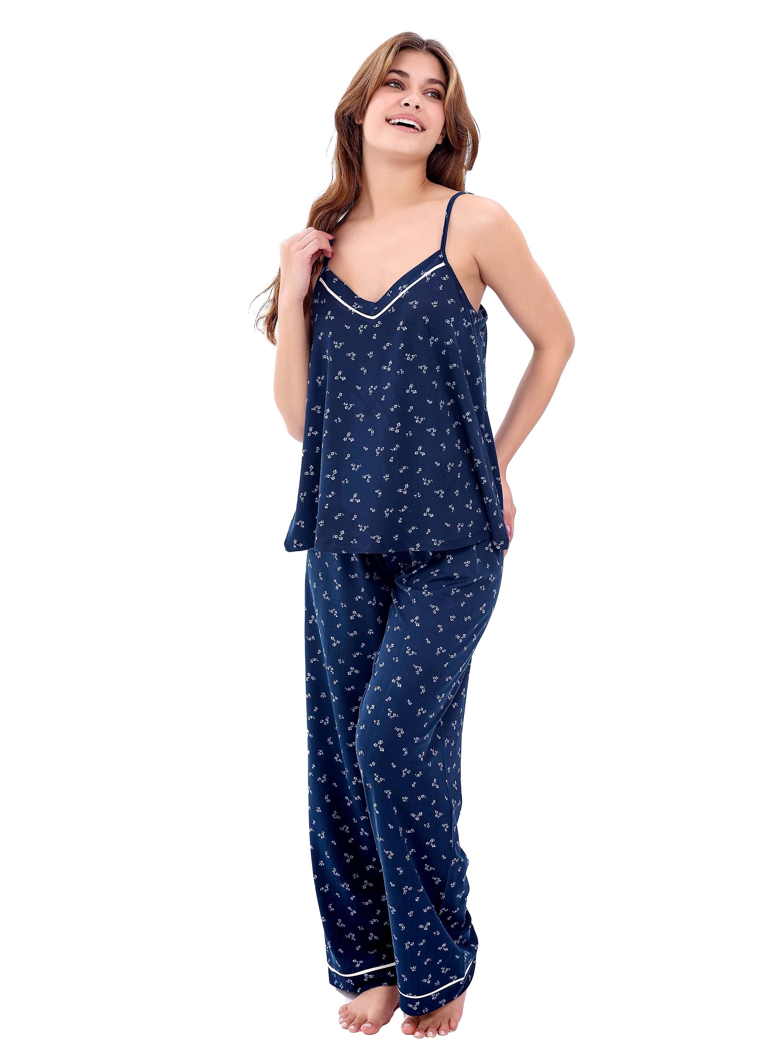 W112 NIGHT BERRIES PANTS PAJAMA SET