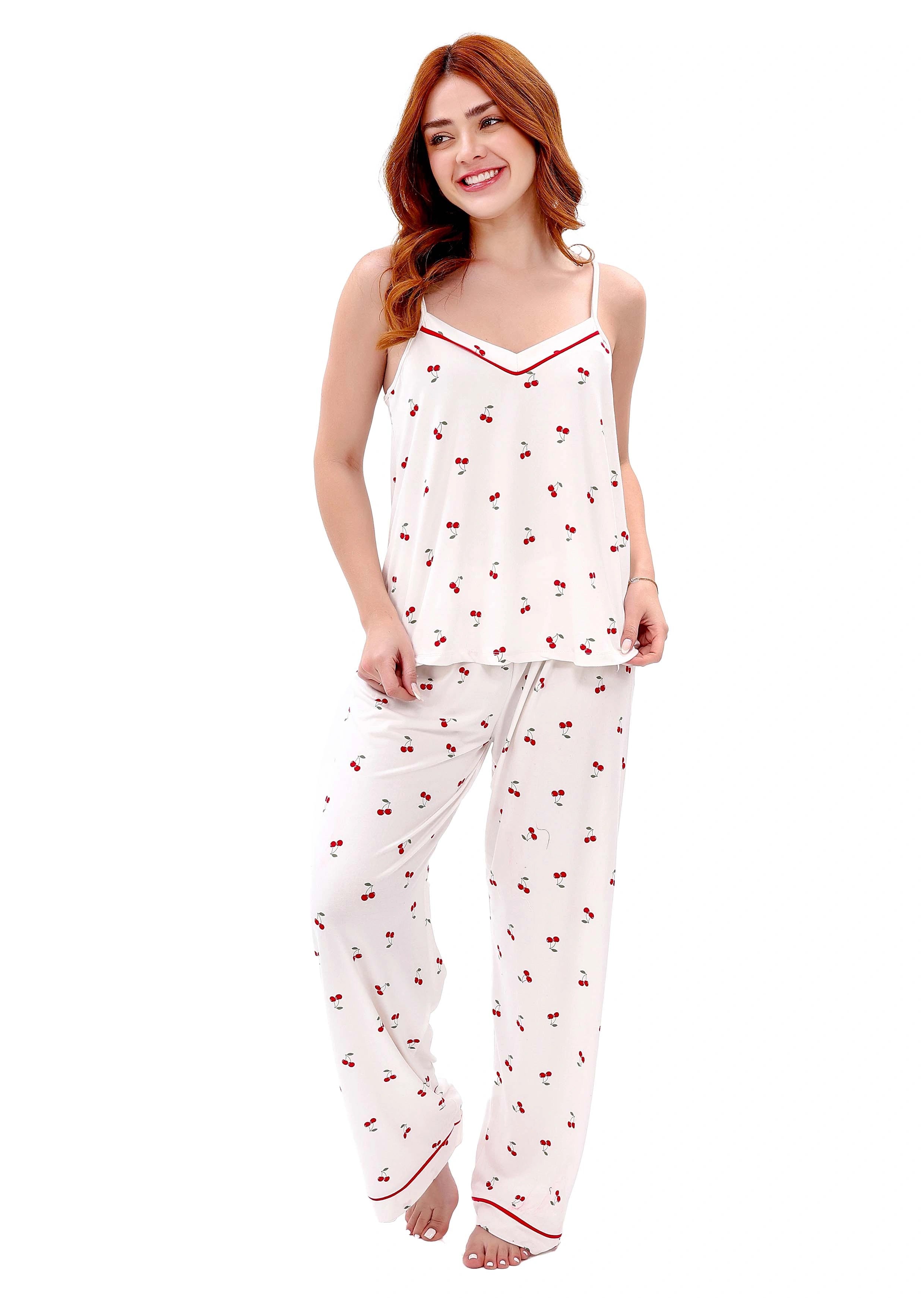 W115 SUMMER CHERRIES PAJAMA SET