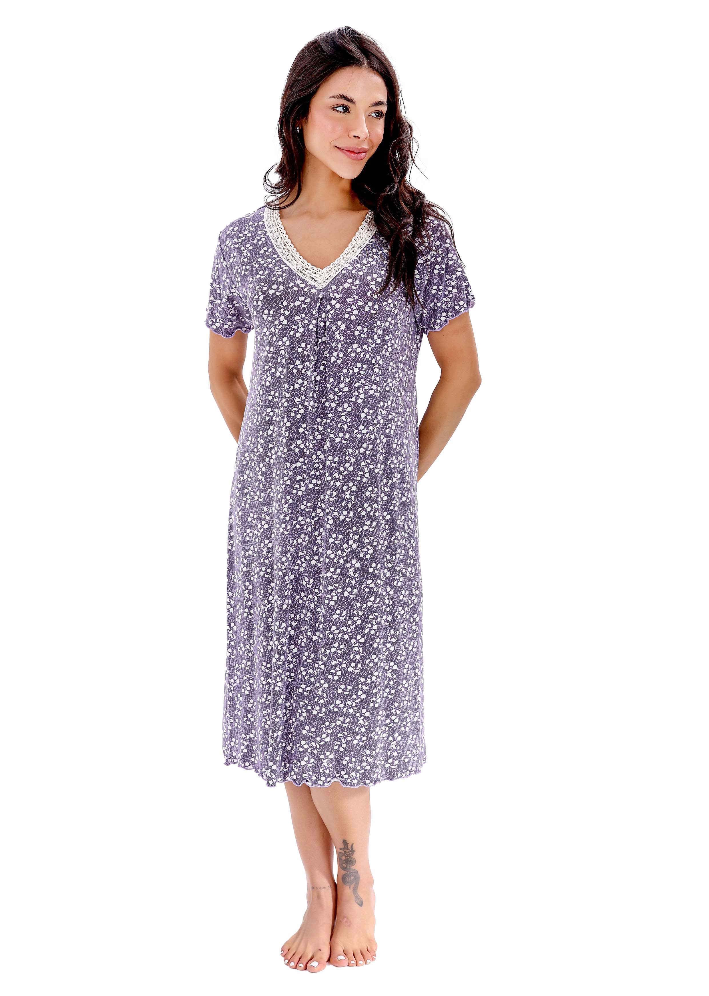 K700 FLORAL SHORTS NIGHT DRESS