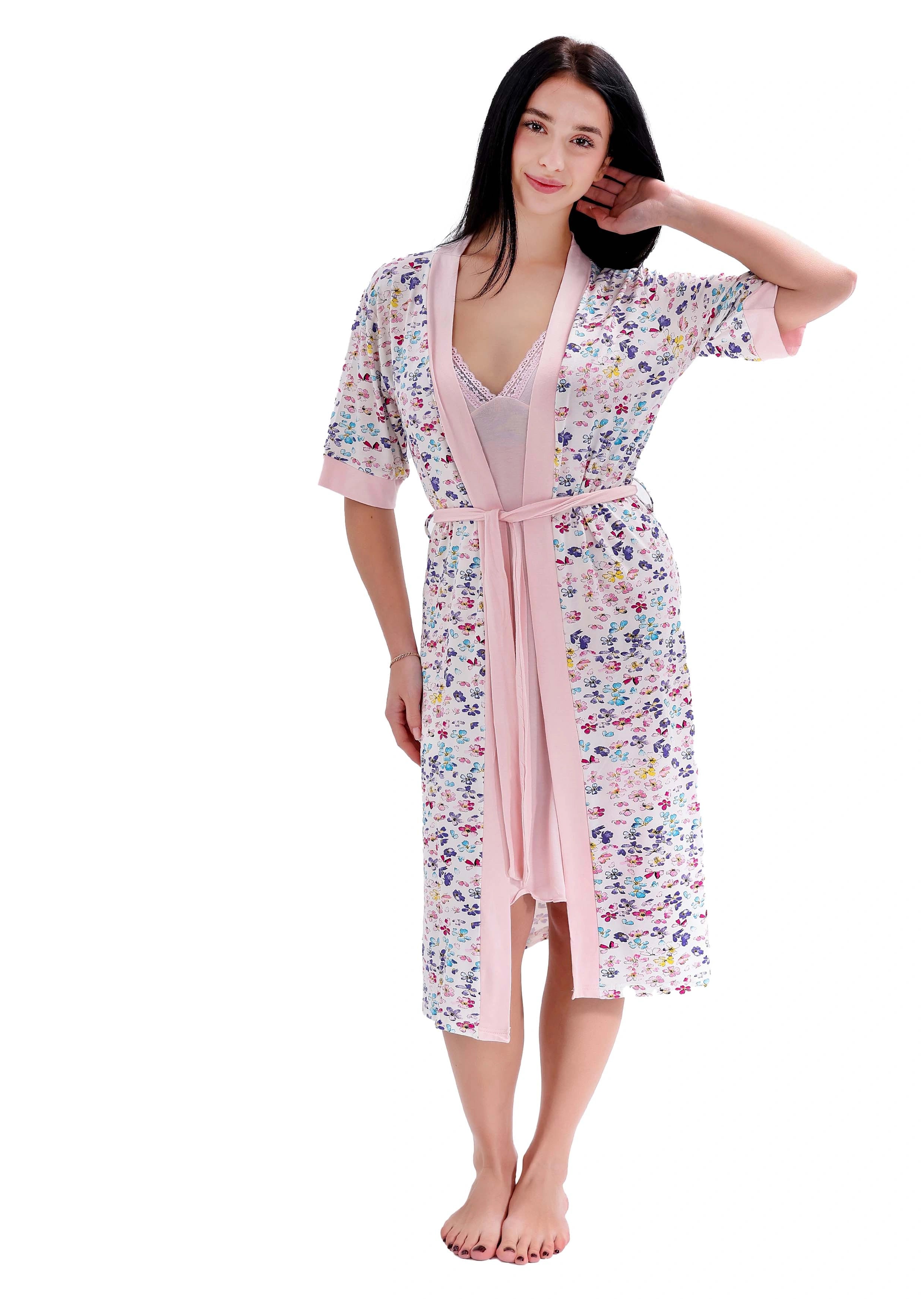 K801 LITTLE BUTTERFLY 2-PIECE ROBE SET
