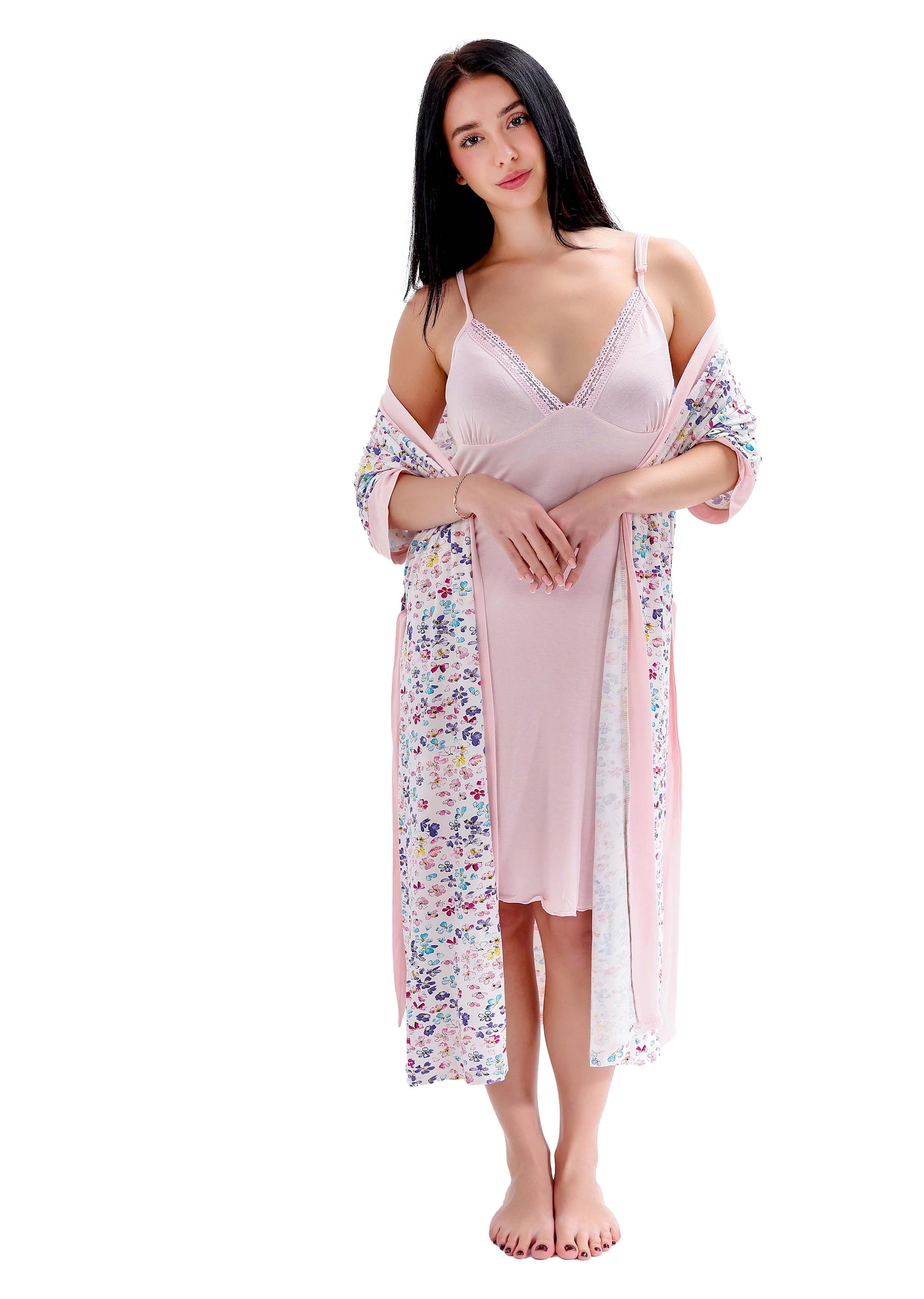 K801 LITTLE BUTTERFLY 2-PIECE ROBE SET