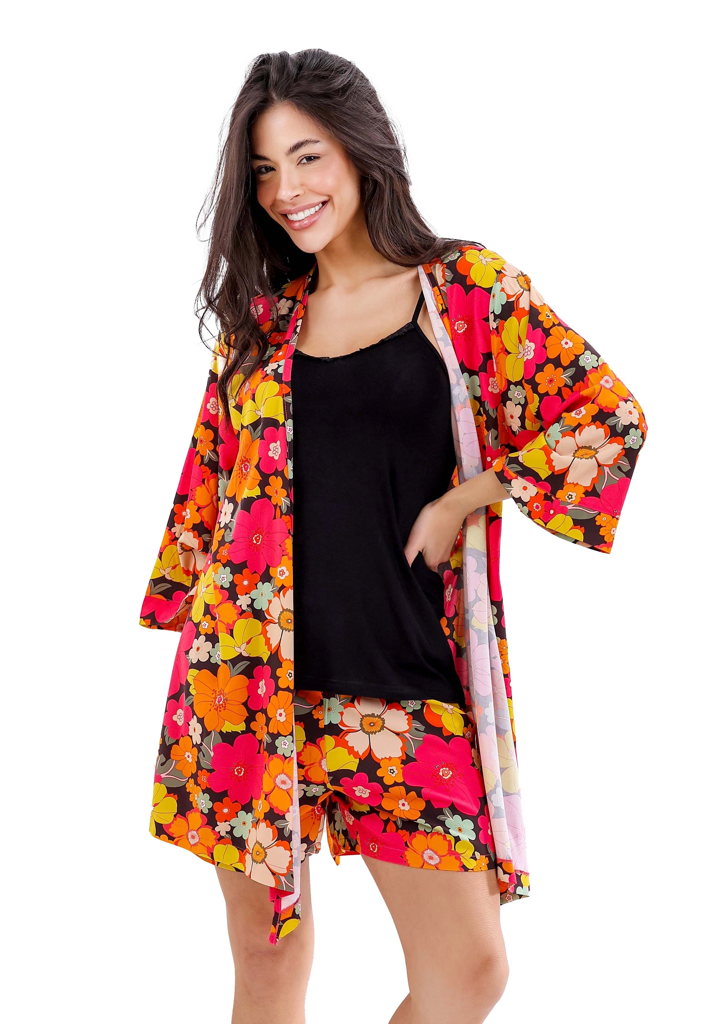 K809 FLORY 3-PIECES PAJAMA SET