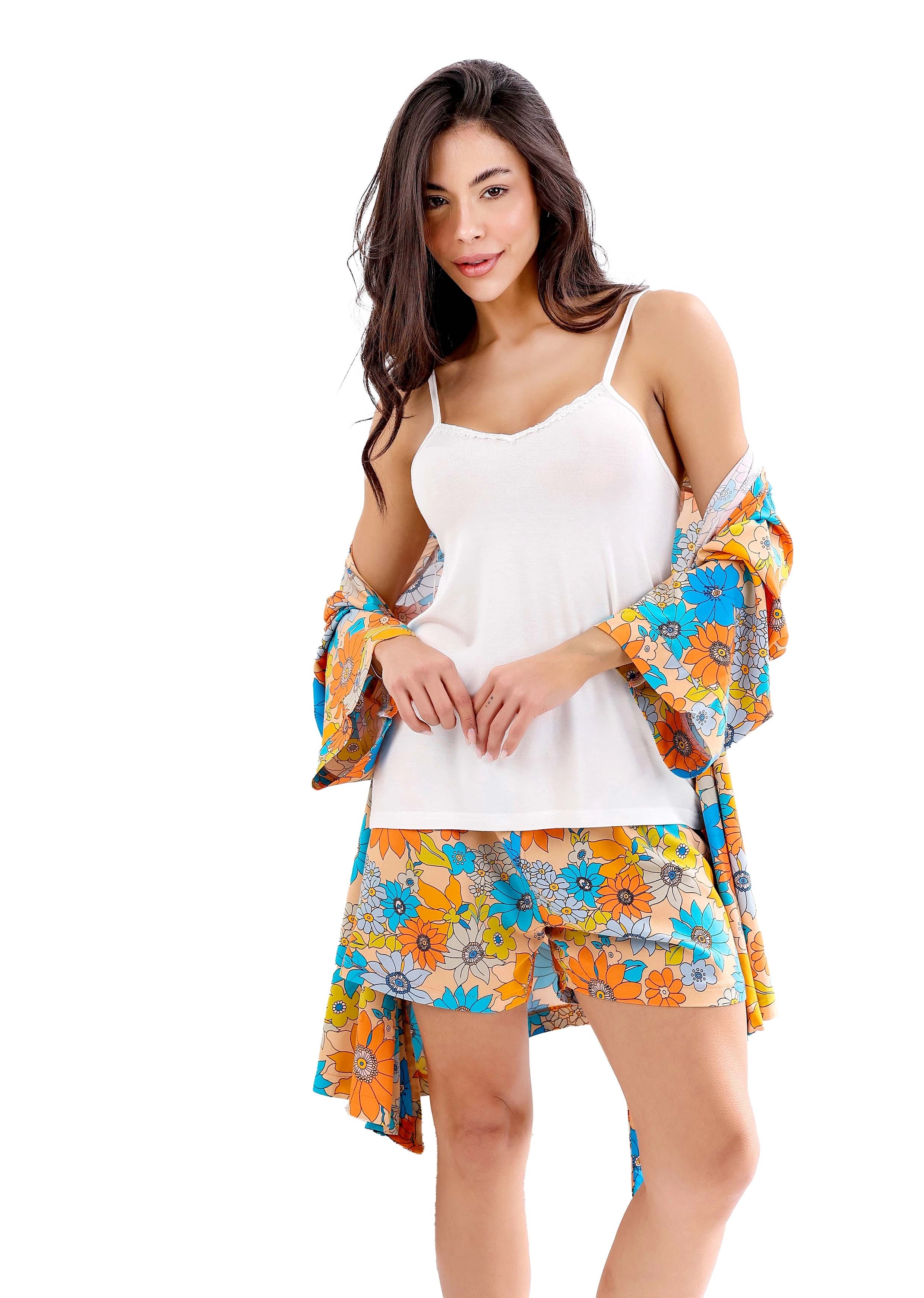 K811 FLORY 3-PIECES PAJAMA SET