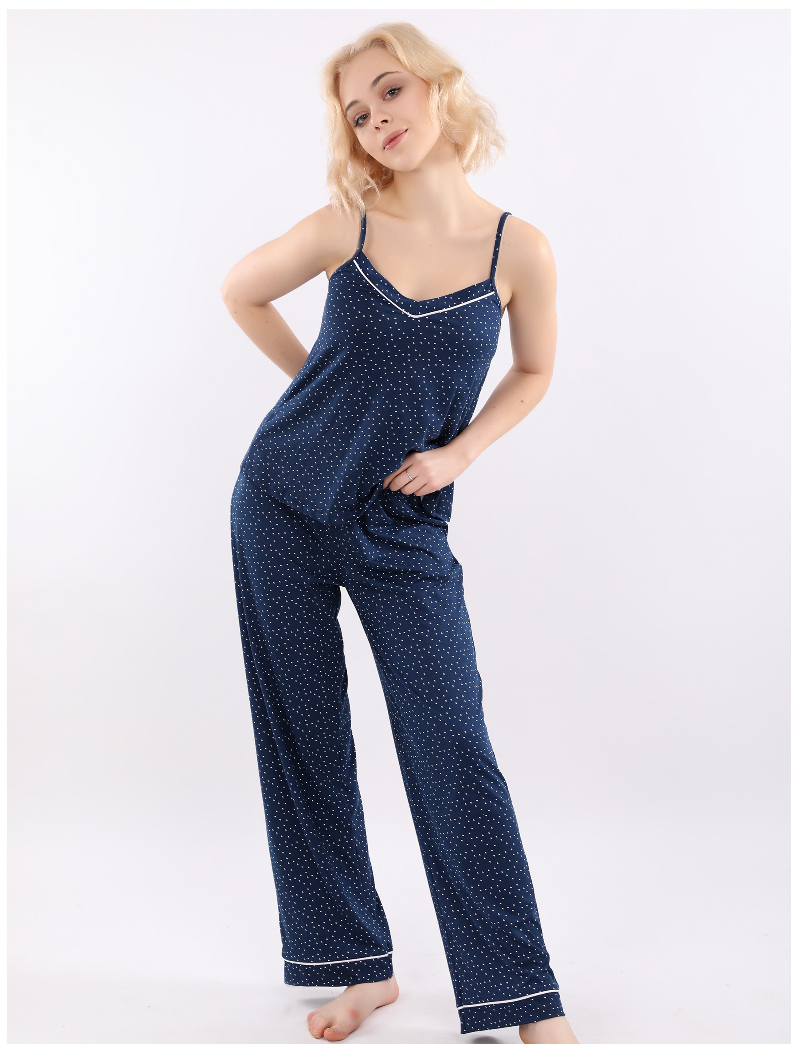 A102 DARK NIGHT STARS PANTS PAJAMA SET