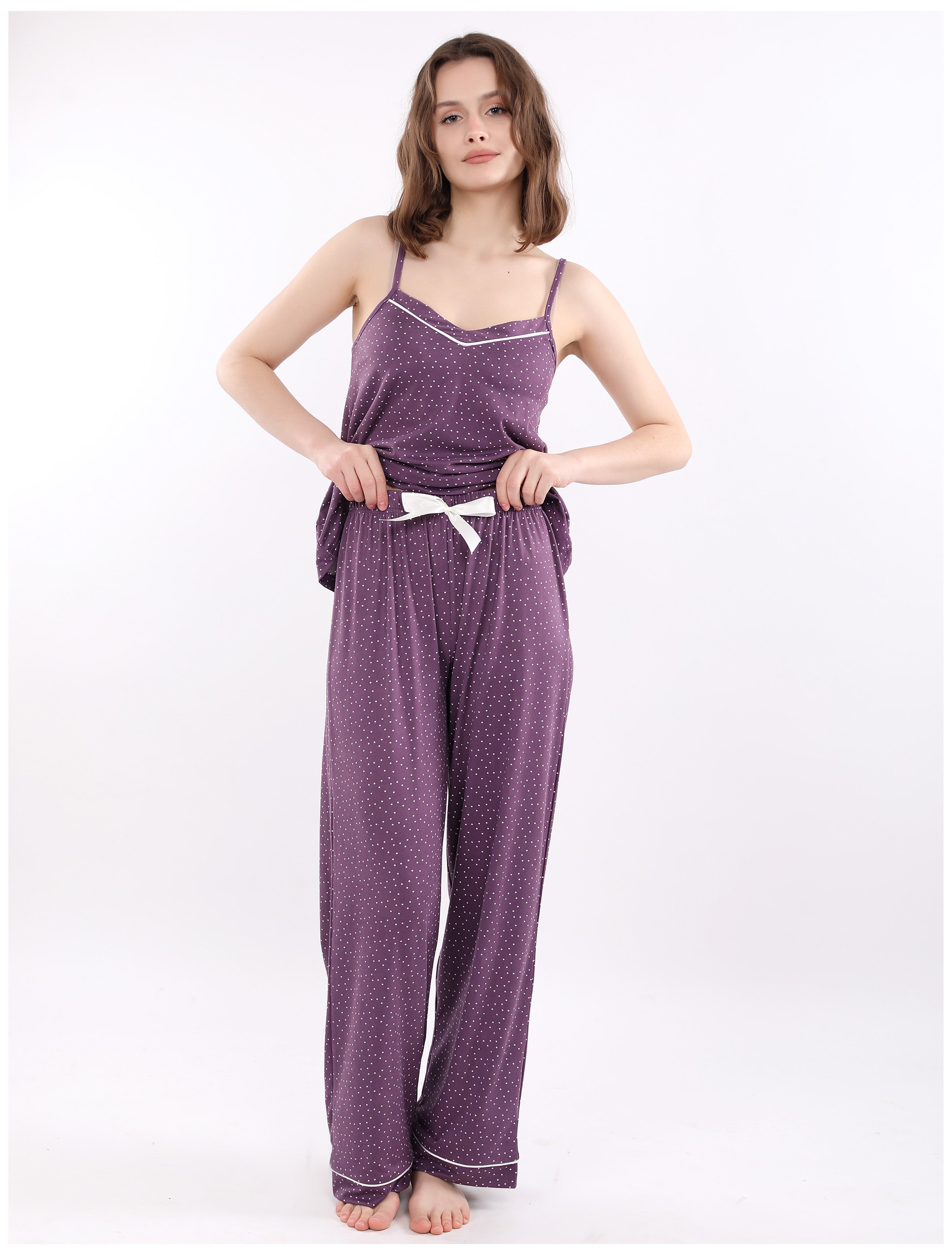 A102 DARK NIGHT STARS PANTS PAJAMA SET