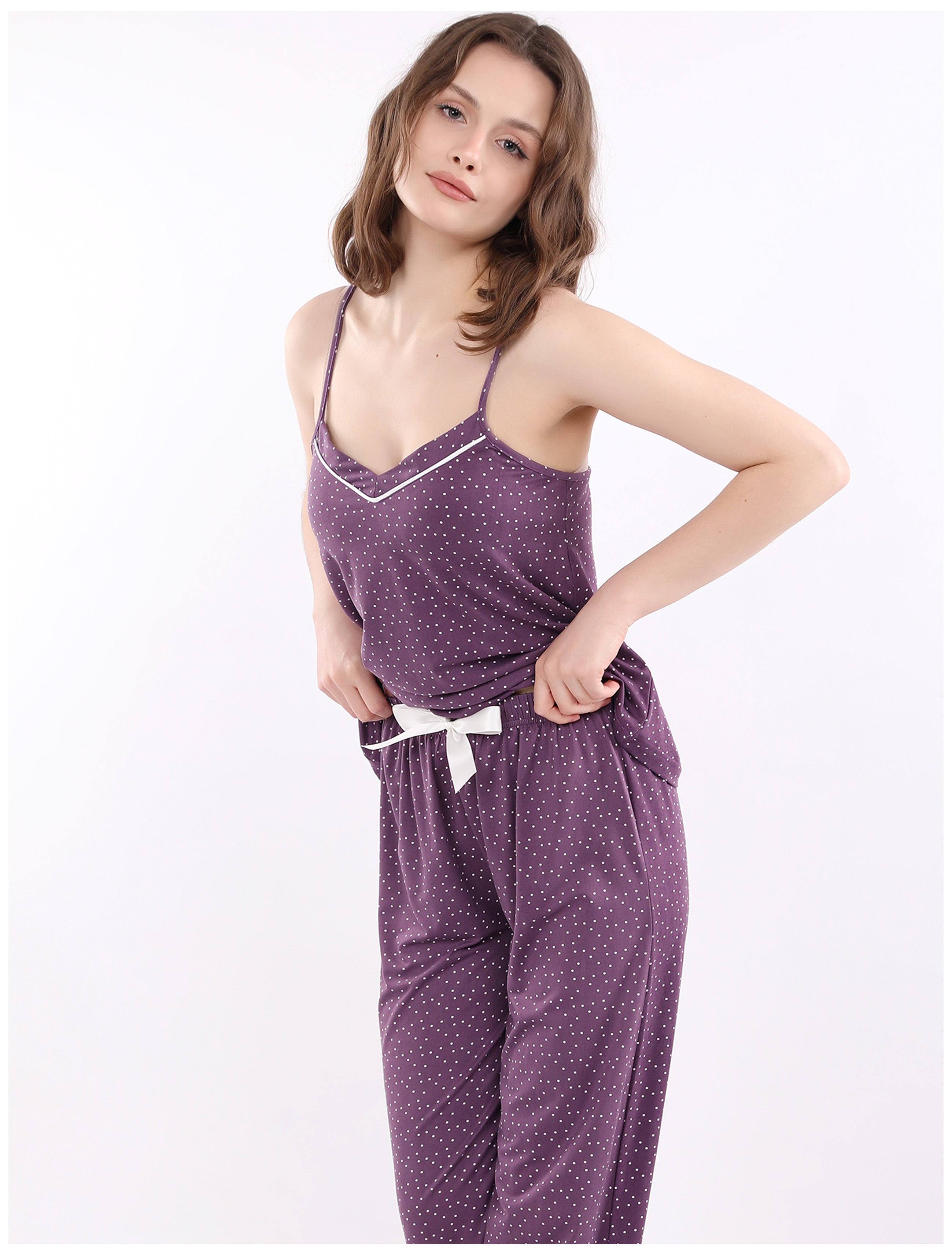 A102 DARK NIGHT STARS PANTS PAJAMA SET