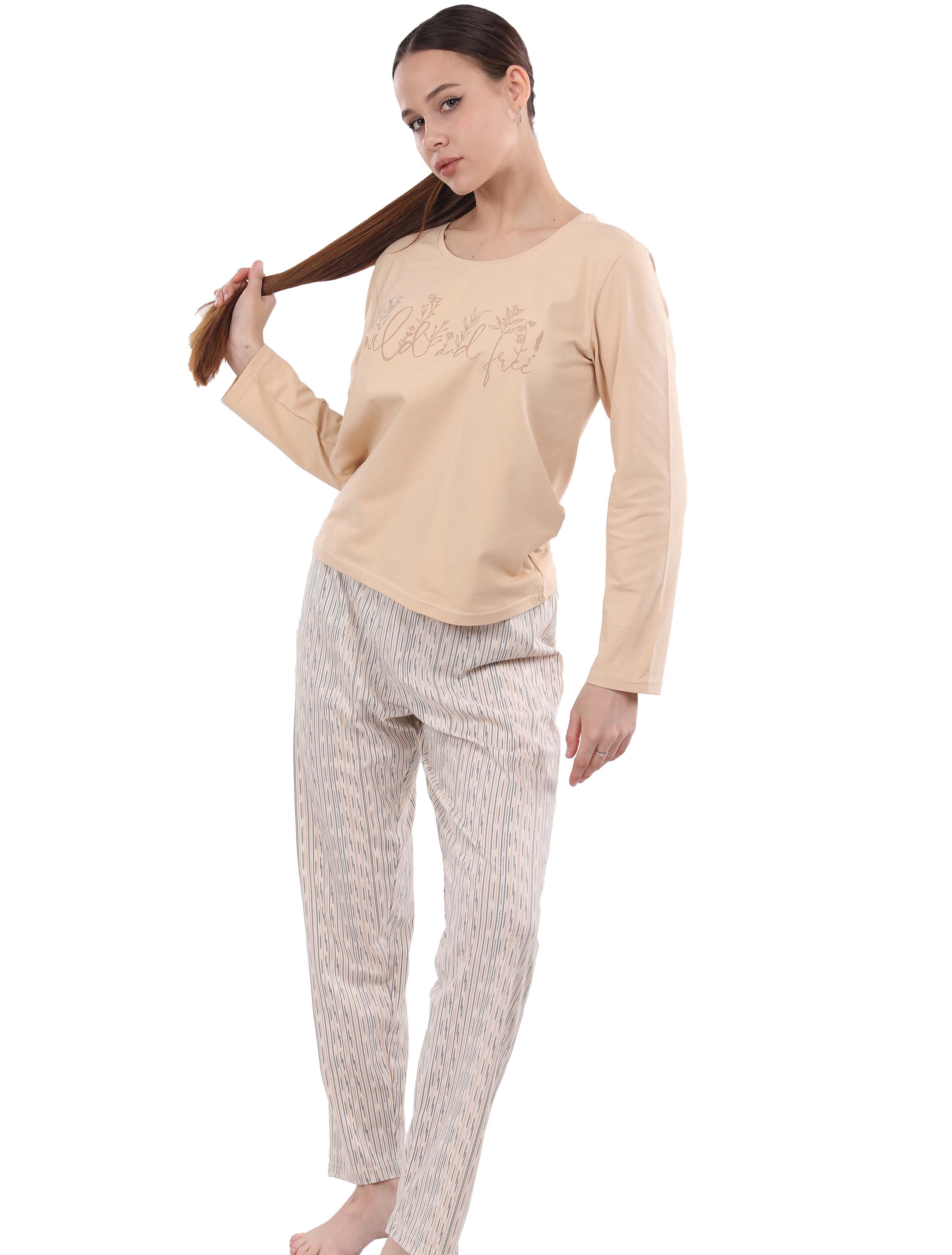 S118 SEA WAVES PANTS PAJAMA SET
