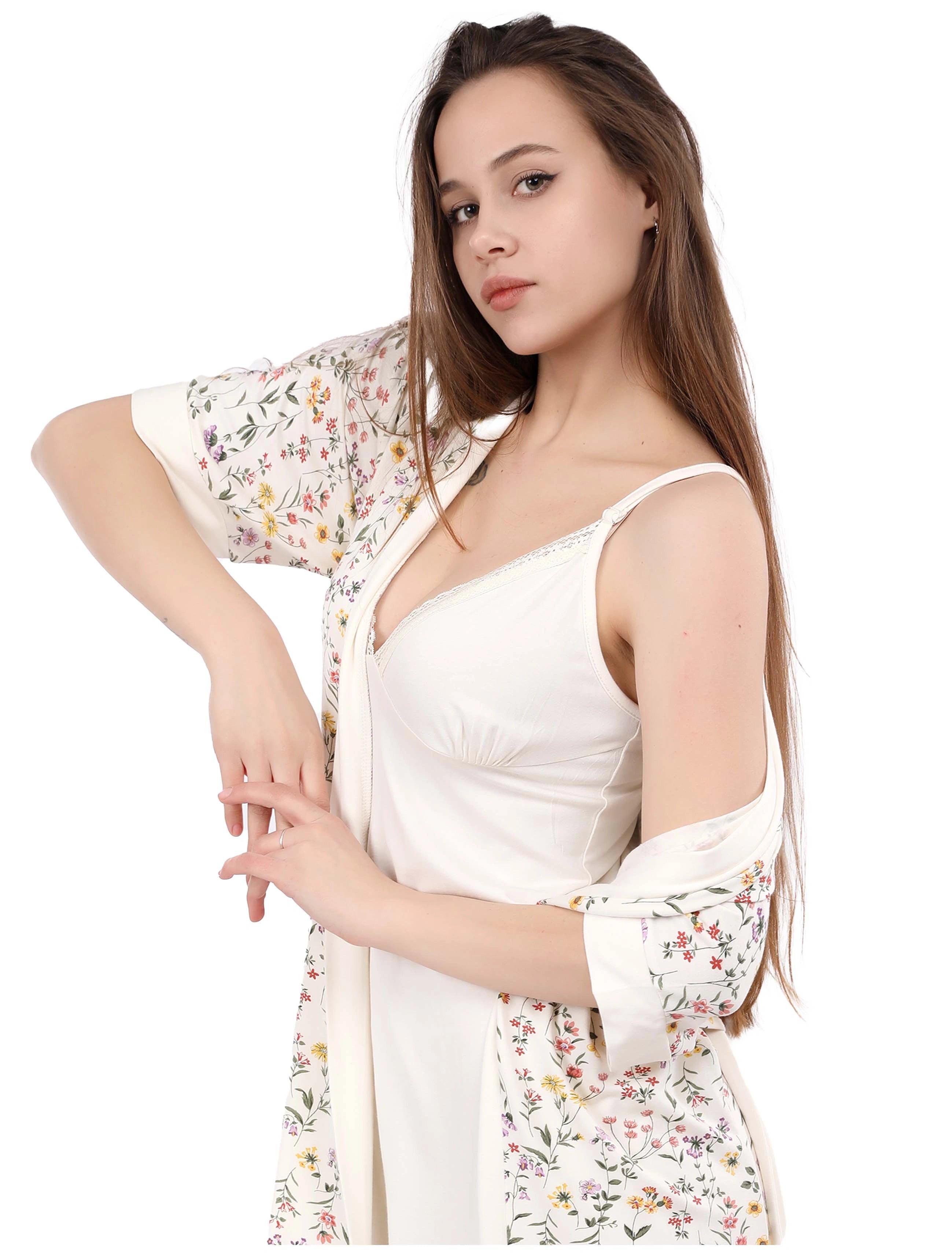 V713 DAISY DREAMS 2-PIECE ROBE SET