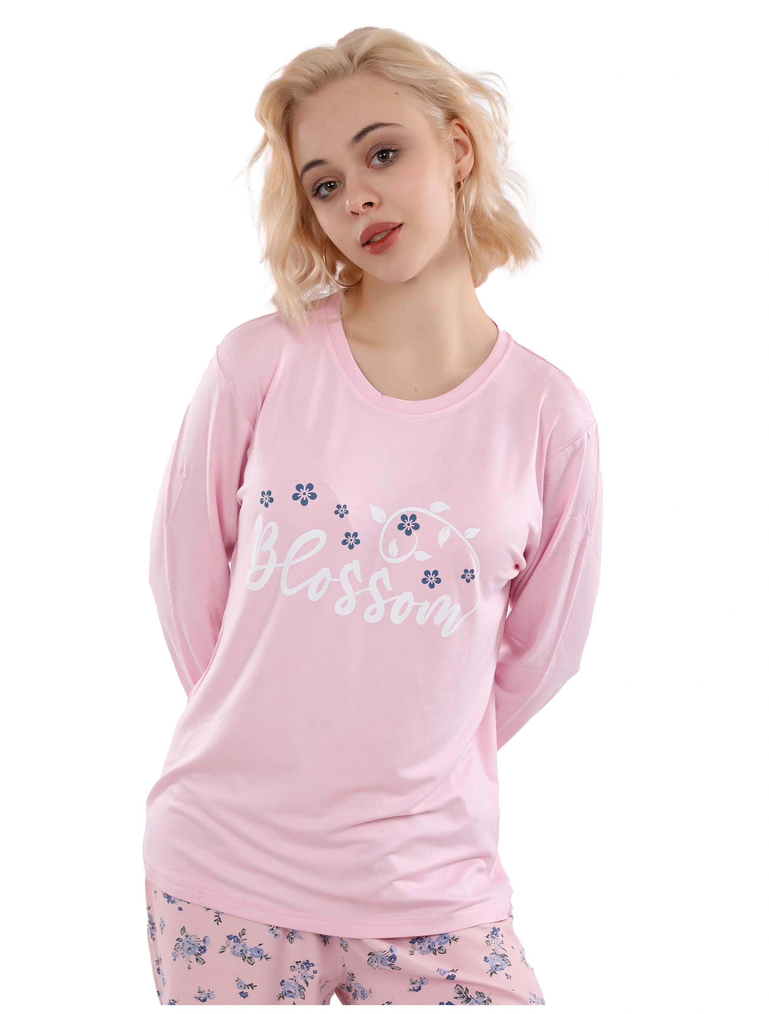 V112 Blossom Long Sleeves Pajama Set