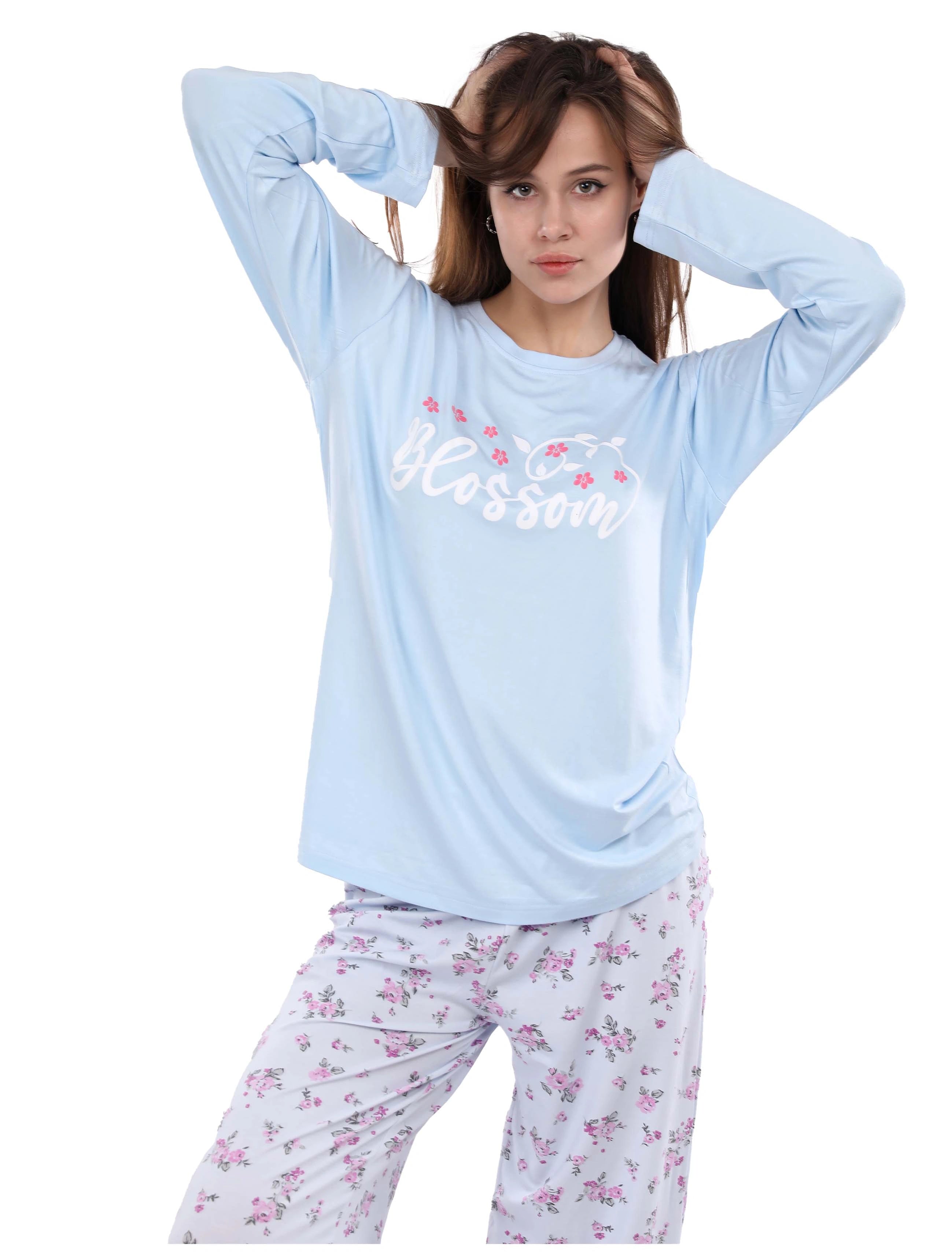 V112 Blossom Long Sleeves Pajama Set