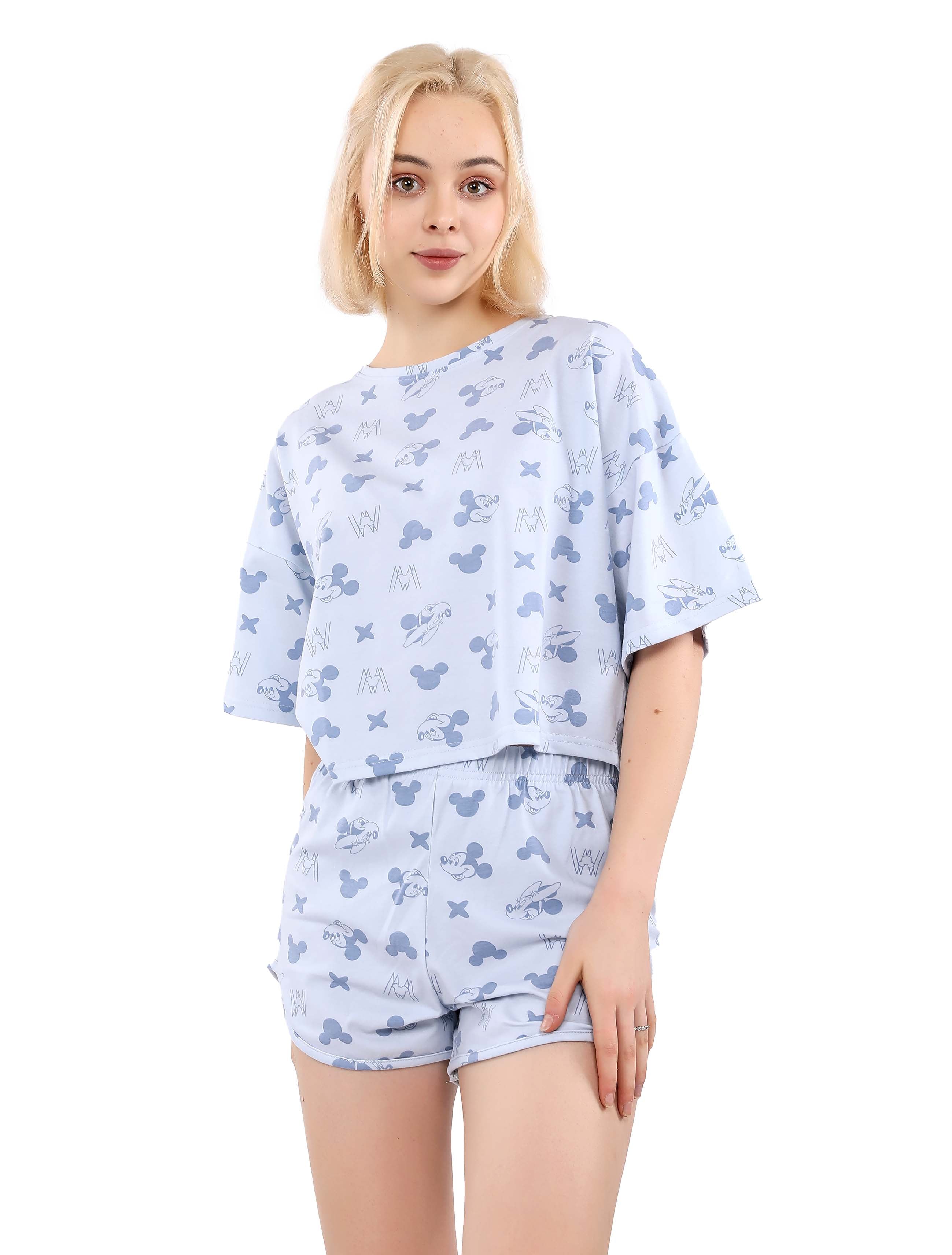 S215 MICKEY MOUSE SHORTS PAJAMA SET