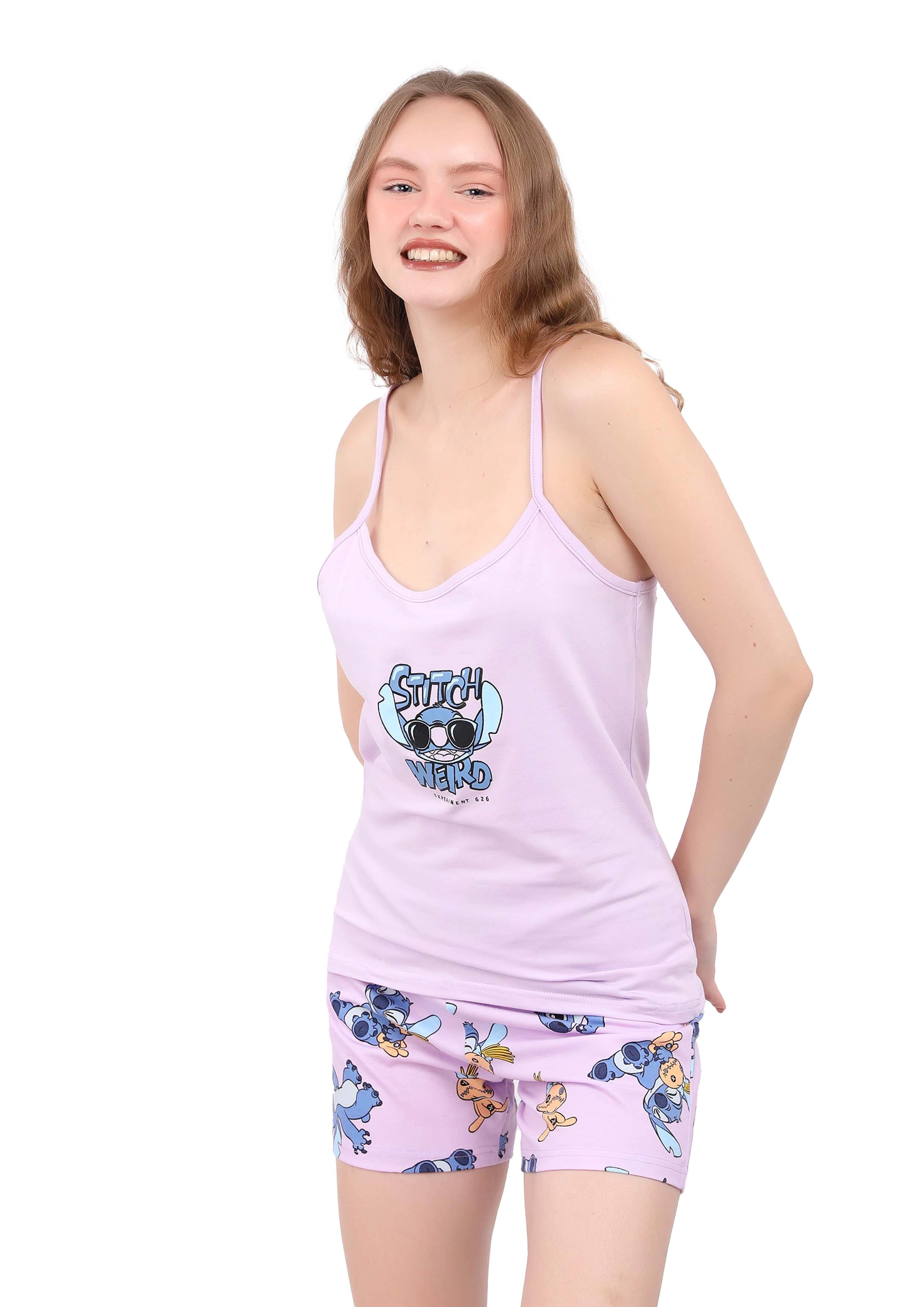 S244 LILO & STITCH SHORTS PAJAMA SET