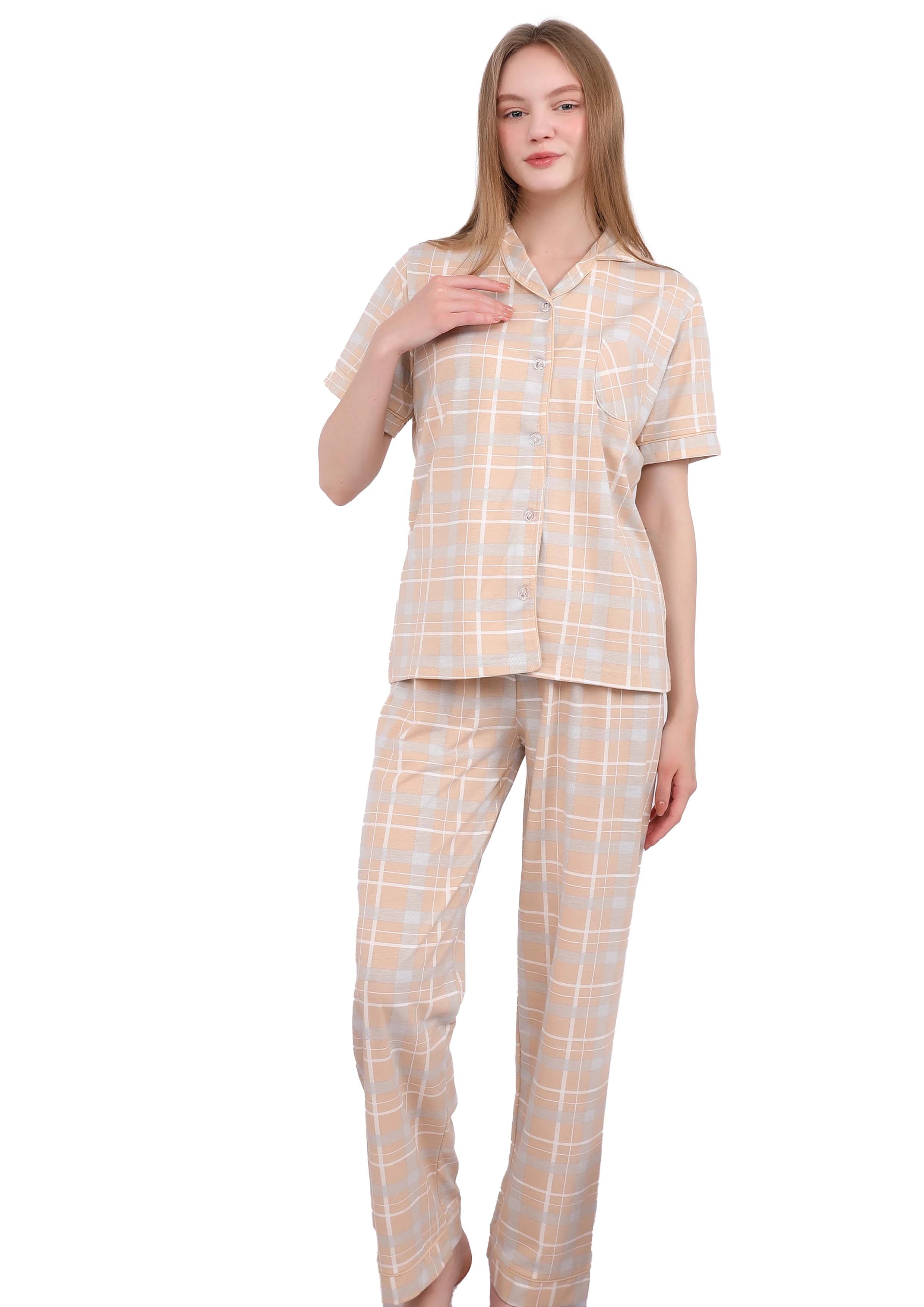 S420 COZY CLASSIC FULL-LENGTH PANTS PAJAMA SET