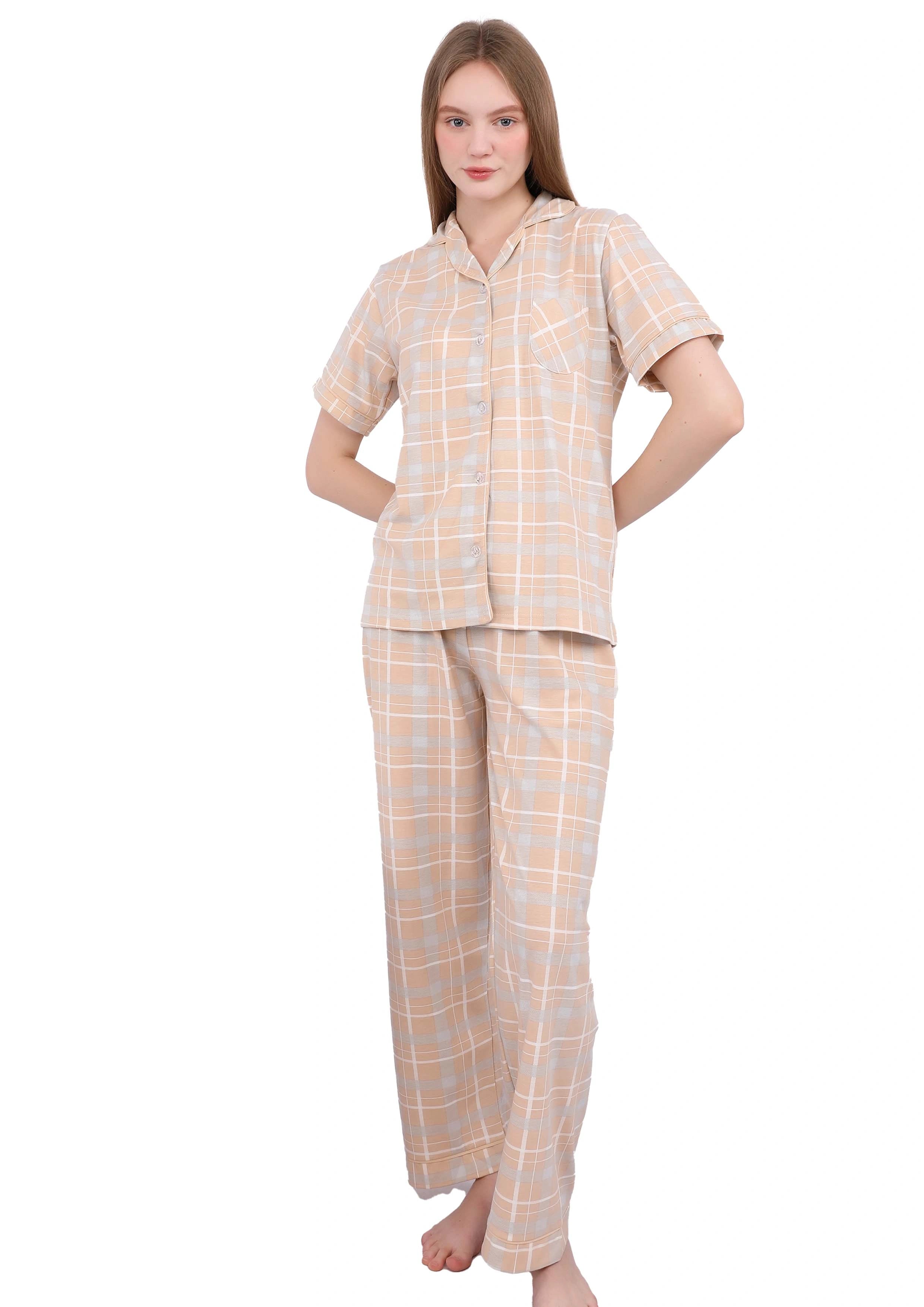 S420 COZY CLASSIC FULL-LENGTH PANTS PAJAMA SET