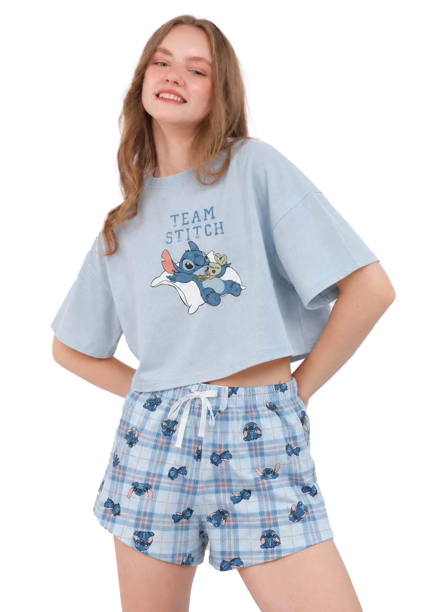 S215 STITCH SHORTS PAJAMA SET