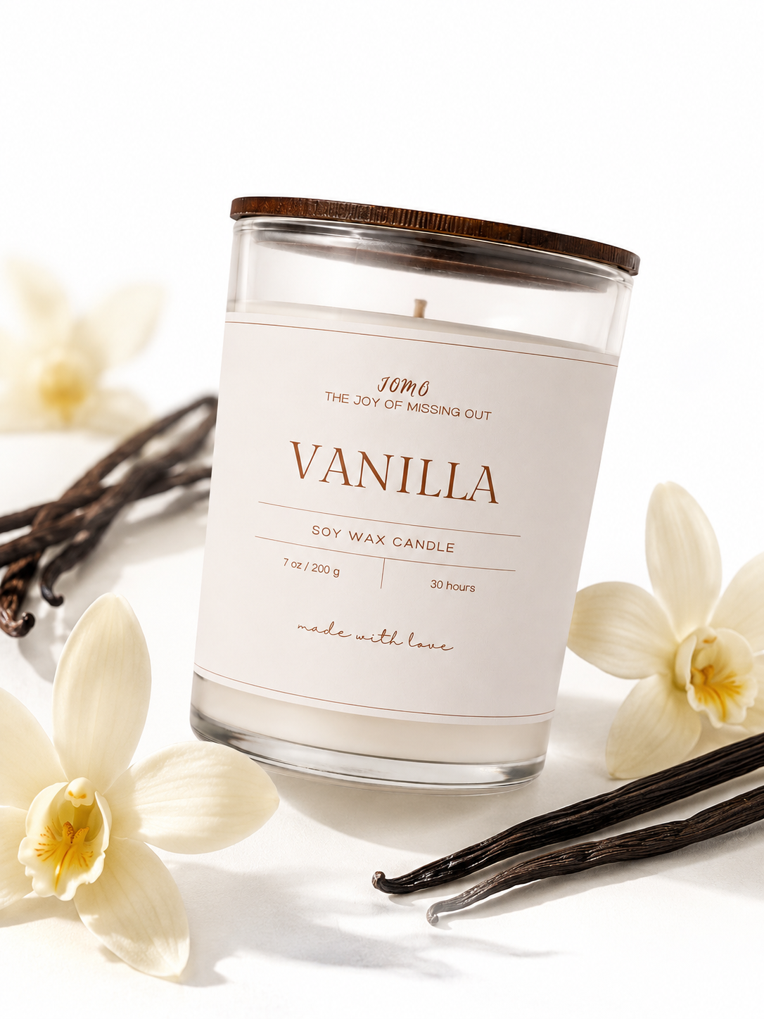 JOMO CANDLE VANILLA FLAVOR