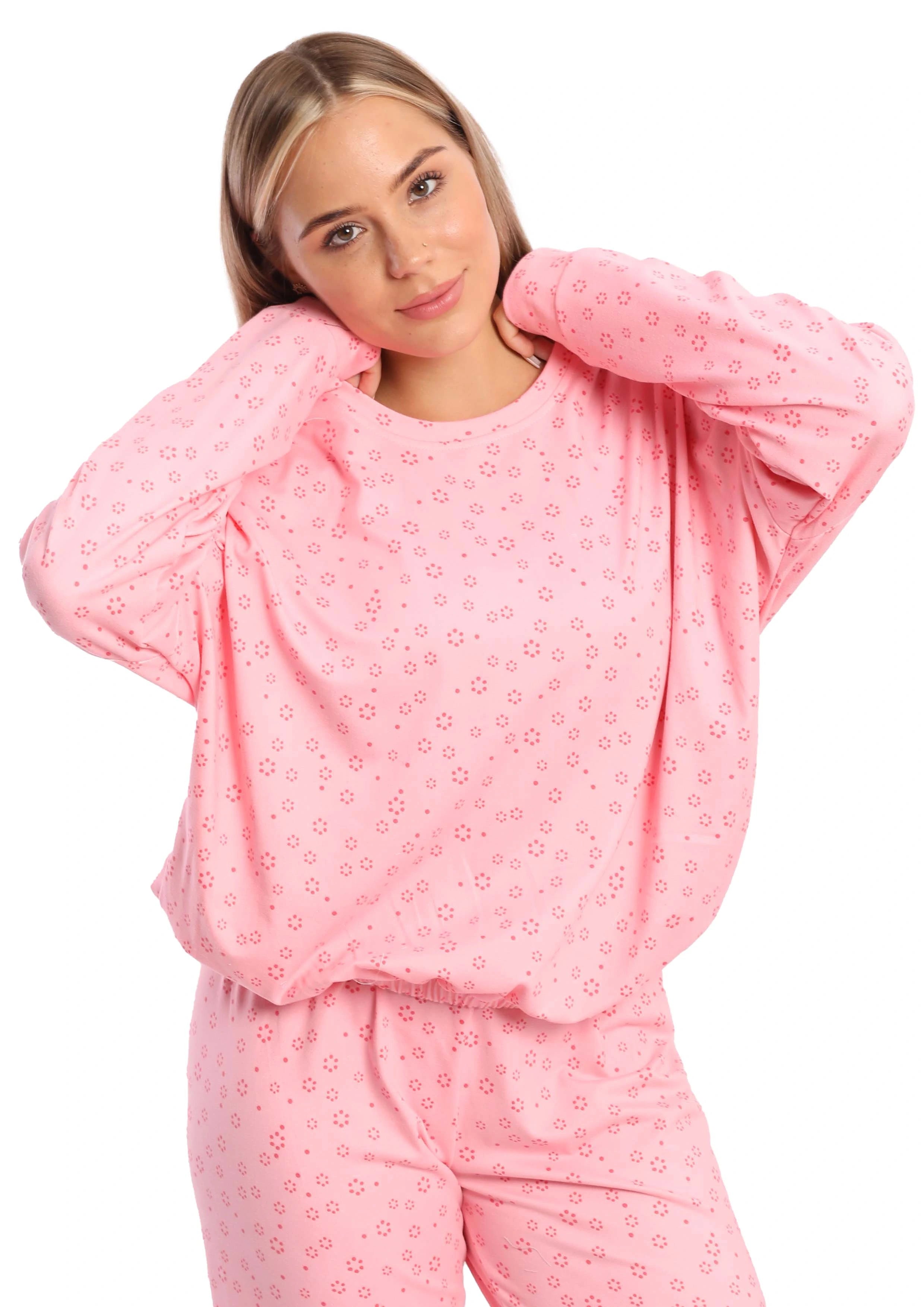 C308 sweet December loose-fit pajama set