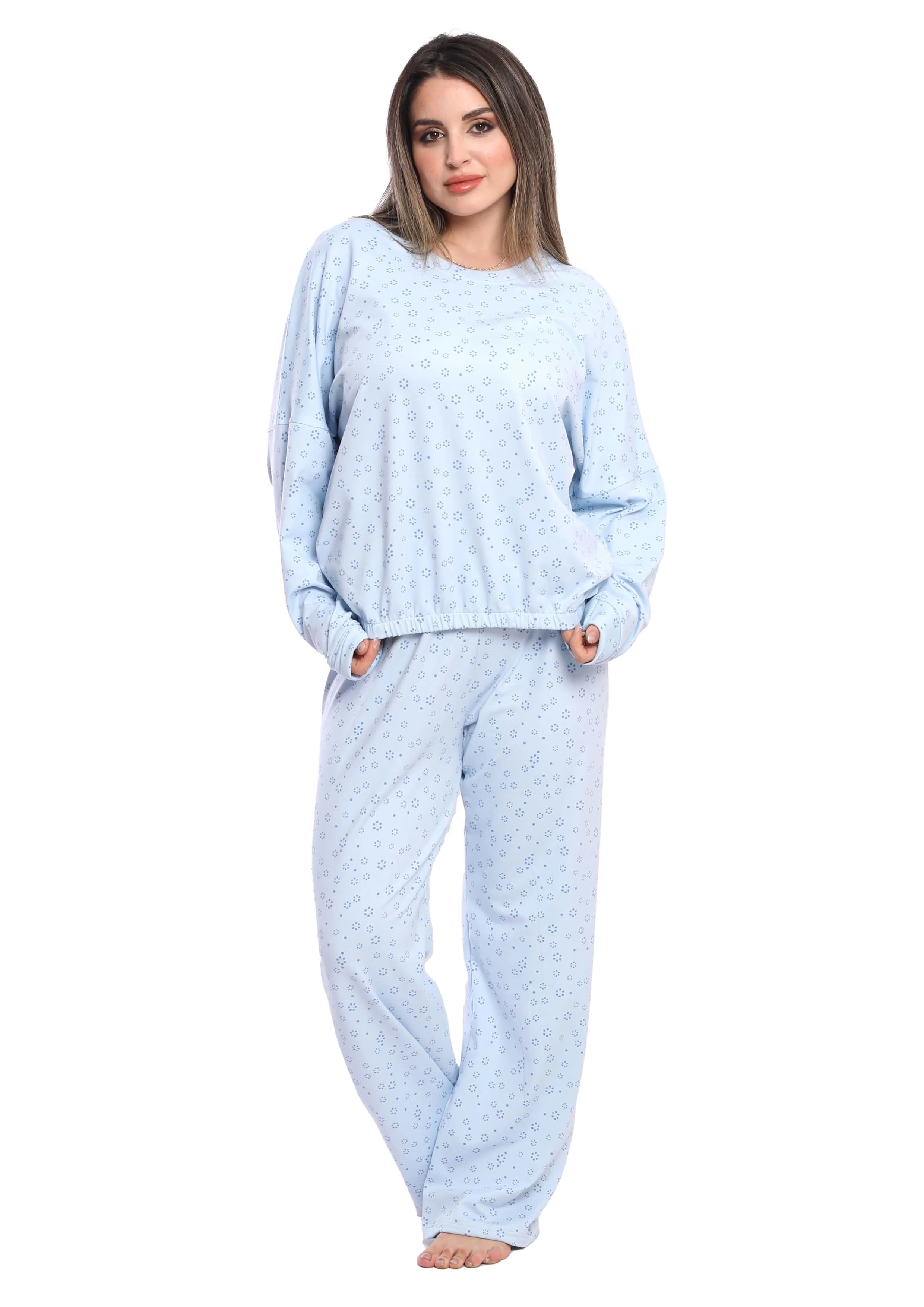 C308 sweet December loose-fit pajama set