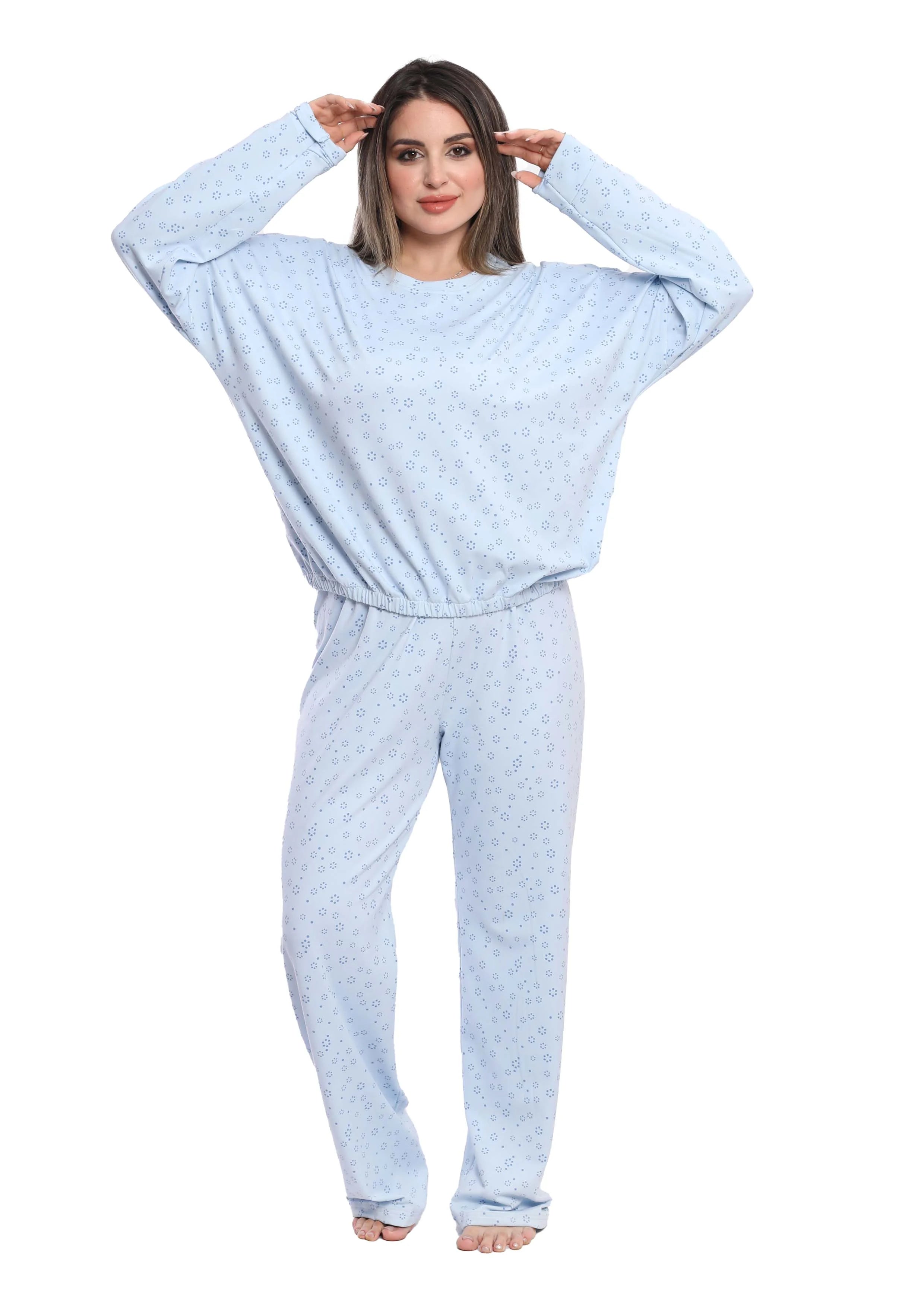 C308 sweet December loose-fit pajama set
