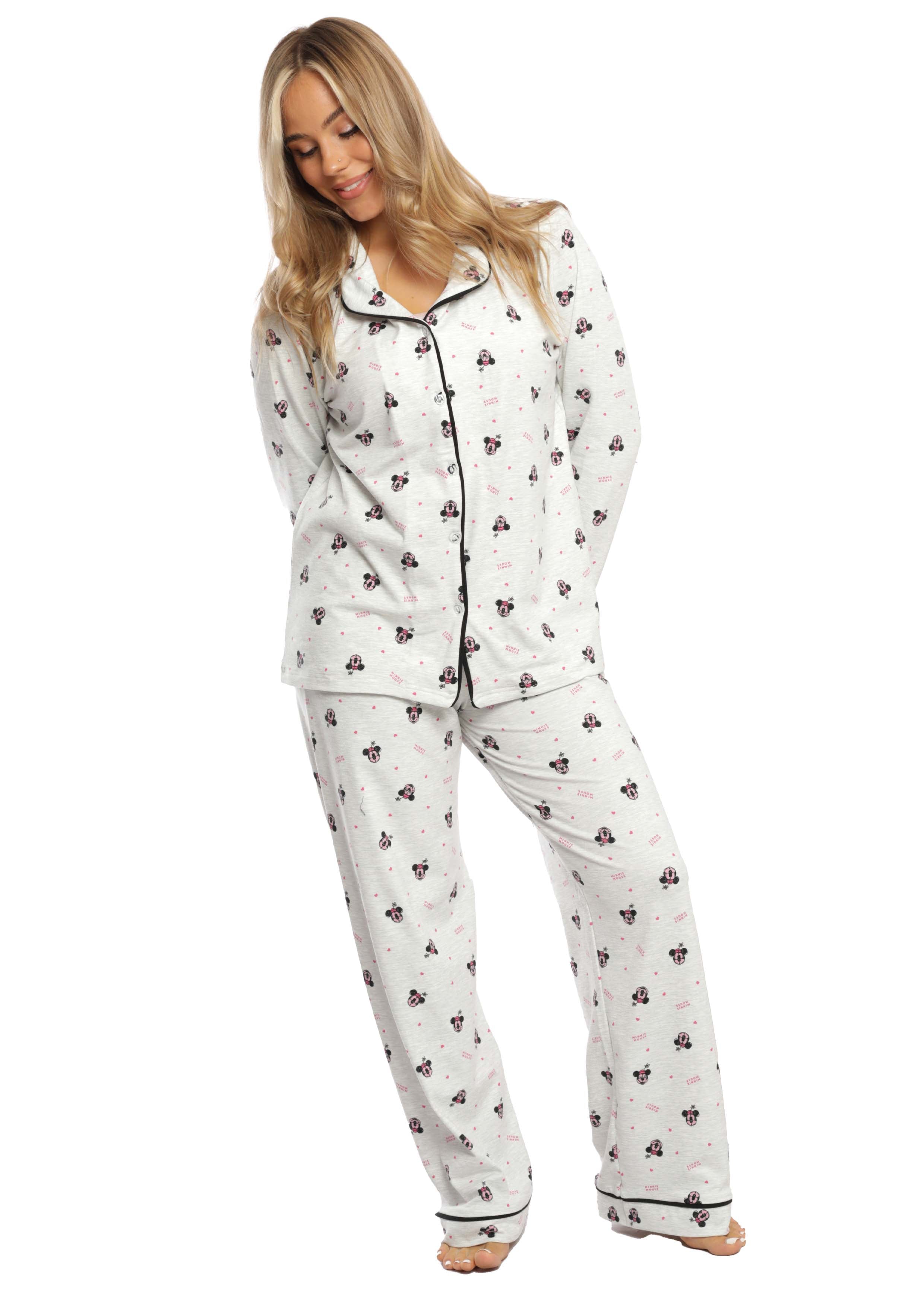 C330 MICKEY MOUSE LONG SLEEVES BUTTONED PAJAMA SET