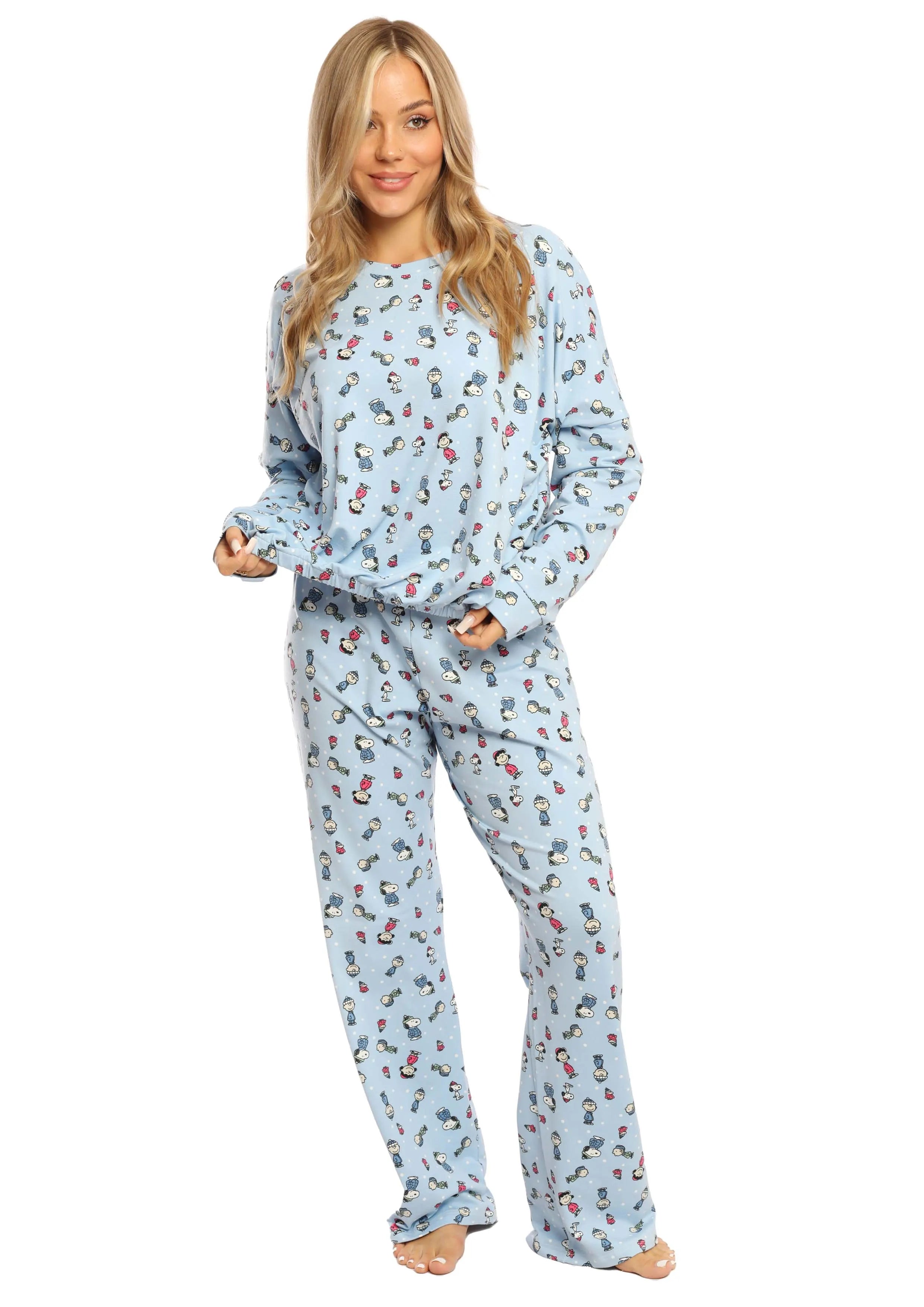 C342 MINT SNOOPY LOOSE FIT PAJAMA SET
