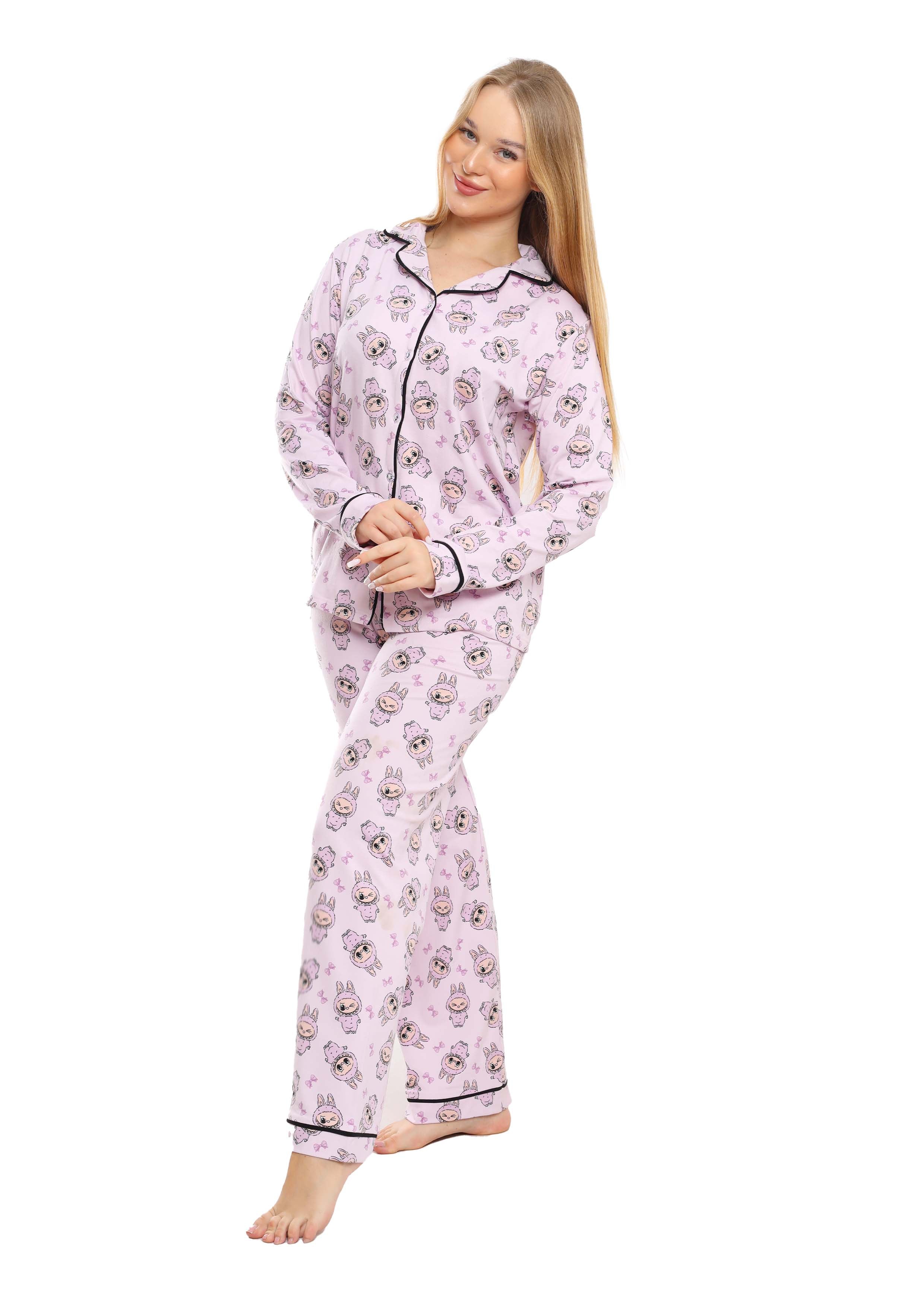 C361 Labubu Buttoned pajama set